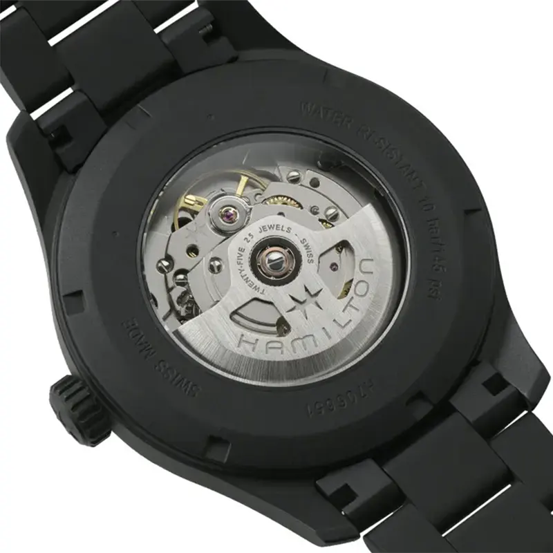 Hamilton Khaki Field Automatic Titanium Black Men’s Watch- H70215130